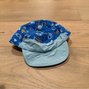 Kids Blue Patterned Cap